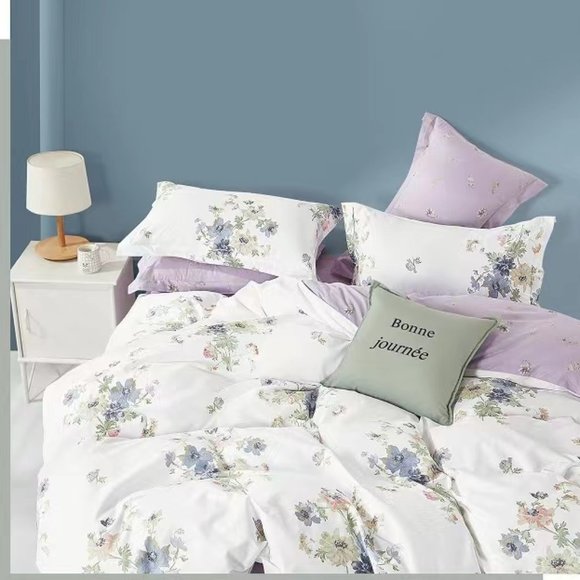 QQHOME-3pc 100% cotton duvet cover set - Picture 1 of 4